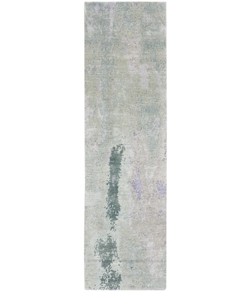 Nourison Silk Shadows Blue Green Rug SHA22 8 ft. Rect. - Rugs Town Nourison Silk Shadows Blue Green SHA22 8 ft. Rect. Rug