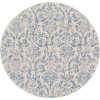 Nourison Home Jubilant JUB09 Ivory Blue 8 ft. Round Area Rug