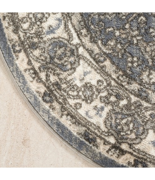 Nourison Home Concerto Blue CNC05 4 ft. Round Rug