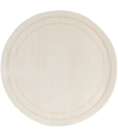Nourison Home Nourison Essentials Ivory Gold NRE02 8 ft. Round Rug
