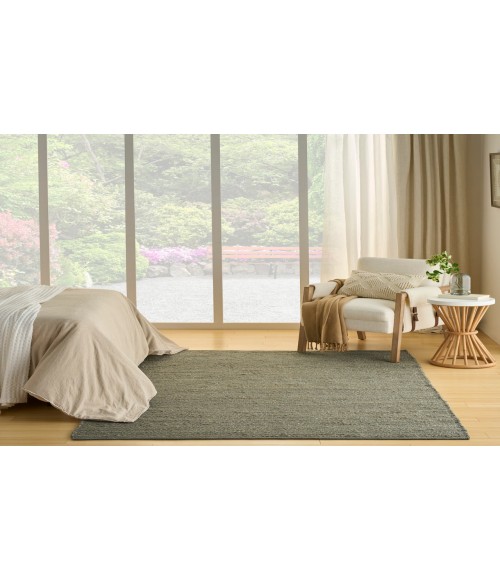 Nourison Natural Jute Sage NJT01 8 ft. X 10 ft. Rectangle Rug