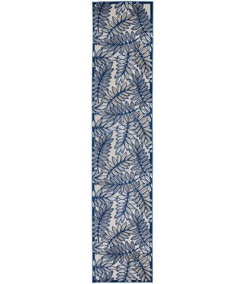 Nourison Aloha Area Rug ALH18-Ivory/Navy