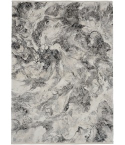 Calvin Klein Ck50 Balian - Ck56 Silver Black Area Rug 5 ft. 3 in. X 7 ft. 3 in. Rectangle