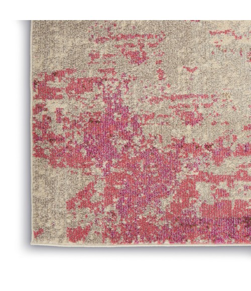 Nourison Celestial Runner Area Rug CES02-Ivory/Pink