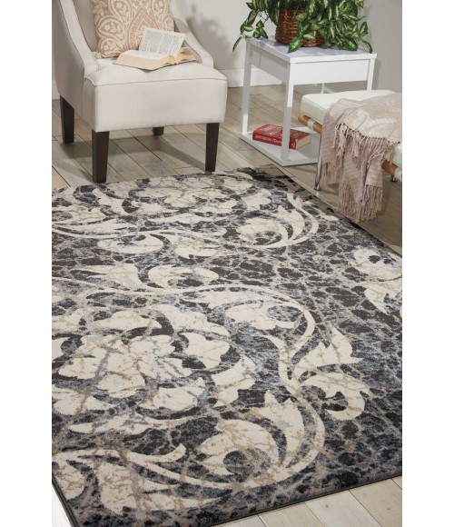 Nourison MAXELL Area Rug Nourison Maxell Area Rug MAE10-Ivory/Charcoal