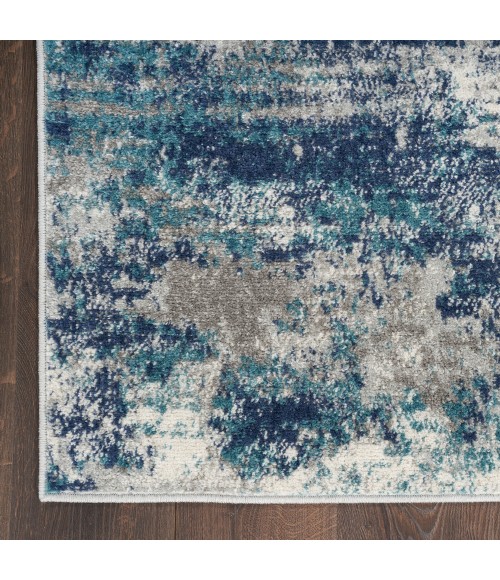 Nourison Passion Area Rug PSN36 Ivory Teal