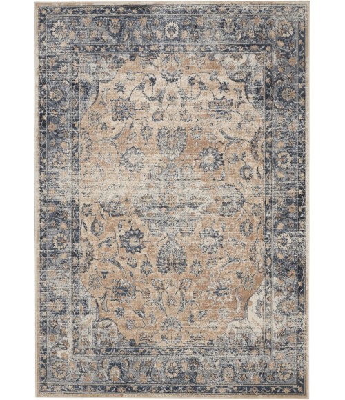 Nourison MALTA Area Rug kathy ireland Home Malta Area Rug MAI13-Blue/Ivory