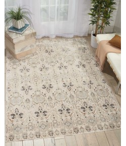 Nourison Home Silver Screen KI341 Grey Slate 5 ft. 3 in. X 7 ft. 3 in. Area Rug