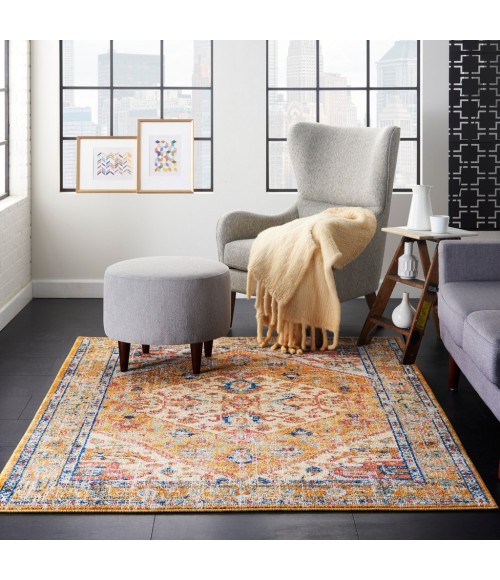 Nourison Passion Area Rug PSN23-Ivory/Yellow