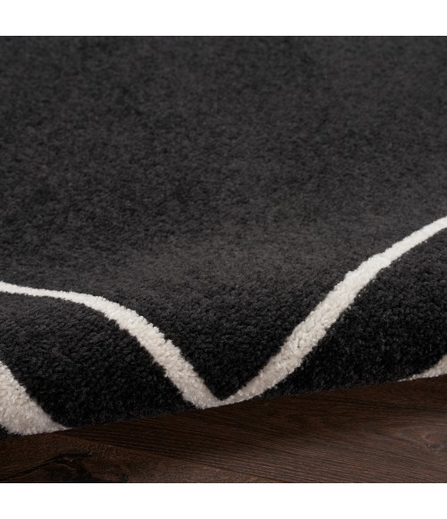 Nourison Nourison Essentials Area Rug Nourison Nourison Essentials Area Rug NRE02 Black Ivory