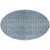 Nourison Astra Machine Washable Blue ASW10 7 ft. 10 in. Round Rug