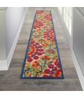 Nourison Aloha Runner Area Rug ALH20-Red/Multi
