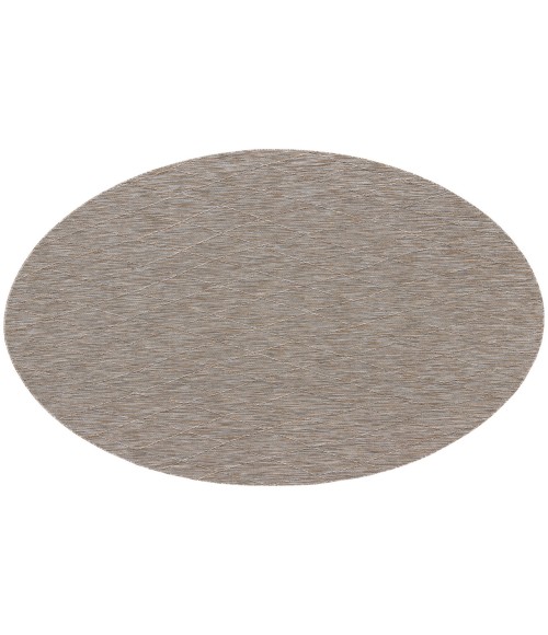 Nourison Practical Solutions Grey Mocha PSL01 8 ft. Round Rug