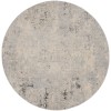 Nourison Rustic Textures - Rus07 Grey Beige Area Rug 5 ft. 3 in. Round