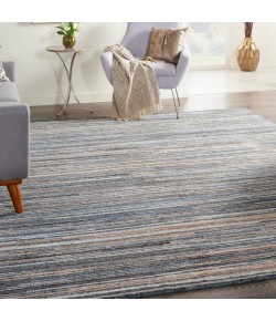 Nourison Plateau - Pae01 Blue Area Rug 8 ft. 6 X 11 ft. 6 Rectangle