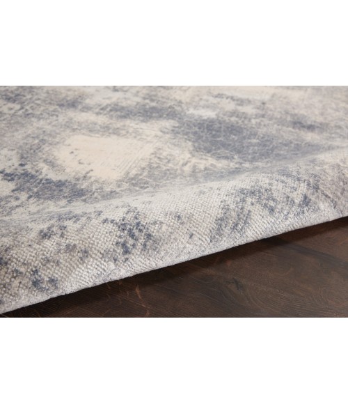 Nourison Rustic Textures Area Rug RUS02-Blue/Ivory