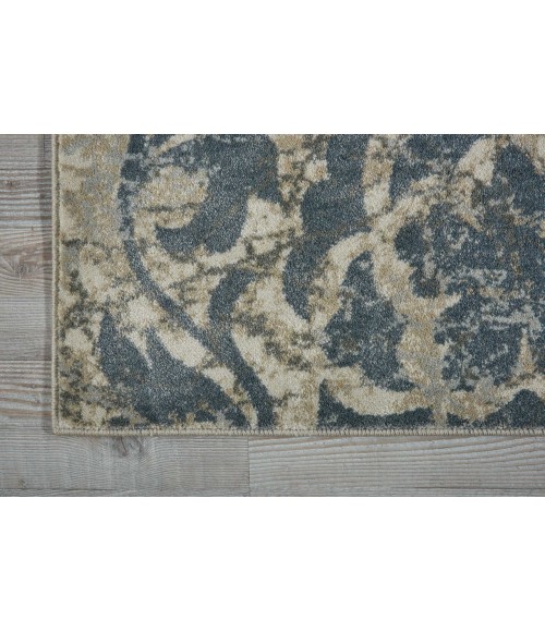 Nourison Maxell Runner Area Rug MAE10-Ivory/Blue
