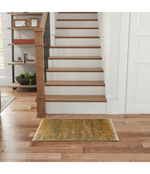 Nourison Luxurious Olive LRS01 2 ft. X 3 ft. Rect. Rug