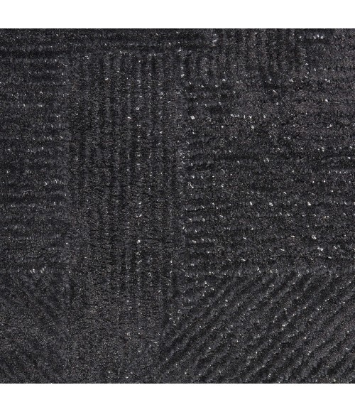 Michael Amini Ma30 Star Area Rug SMR01 Black 5'3" x 7'3"