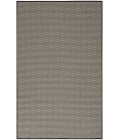 Nourison Courtyard Black White COU01 6 ft. X 9 ft. Rectangle Rug