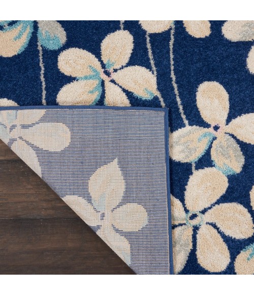 Nourison TRANQUIL Area Rug Nourison Tranquil Area Rug TRA04-Navy
