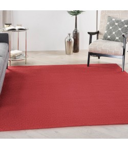 Nourison Essentials - Nre01 Brick Red Area Rug 7 ft. X Square
