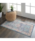Nourison Vintage Kashan Area Rug VKA01-Blue