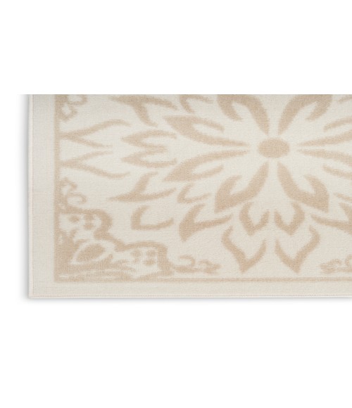 Nourison Jubilant Ivory Beige JUB06 2 ft. 3 in. X 7 ft. 3 in. Rectangle Rug