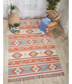 Nourison Baja - Baj03 Ivory Grey Area Rug 5 ft. X 7 ft. Rectangle