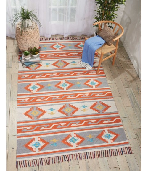 Nourison Baja Area Rug BAJ03-Ivory/Grey