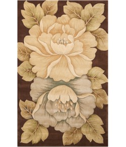 Nourison Tropics - Ts09 Brown Area Rug 5 ft. 3 X 8 ft. 3 Rectangle