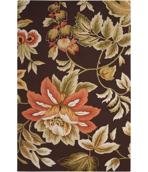 Nourison FANTASY Area Rug Nourison Fantasy Area Rug FA11-Chocolate