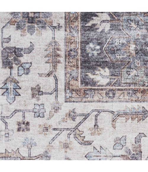 Nourison Fulton Area Rug FUL12 Charcoal