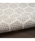 Nourison Reversible Indoor Outdoor Grey RVB01 2 ft. 2 in. X 12 ft. Rect. Rug