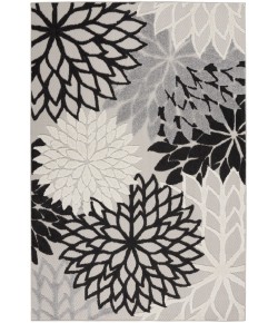 Nourison Aloha - Alh05 Black White Area Rug 6 ft. X 9 ft. Rectangle
