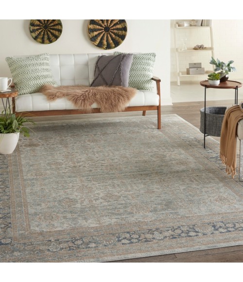 Nourison MALTA Area Rug kathy ireland Home Malta Area Rug MAI10-Cloud