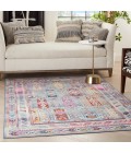 Nourison VINTAGE KASHAN Area Rug Nourison Vintage Kashan Area Rug VKA06-Grey/Multi