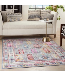 Nourison Vintage Kashan - Vka06 Grey Multicolor Area Rug 4 ft. X 6 ft. Rectangle