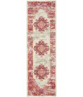Nourison Passion Runner Area Rug PSN03-Ivory/Fuchsia