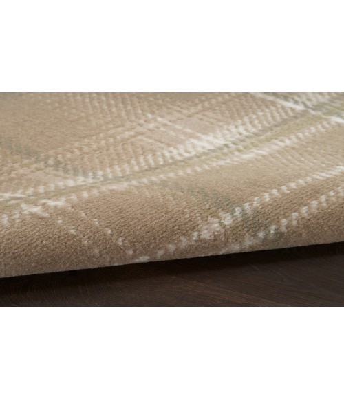 Nourison Grafix Taupe GRF03 2 ft. 3 in. X 12 ft. Rectangle Rug