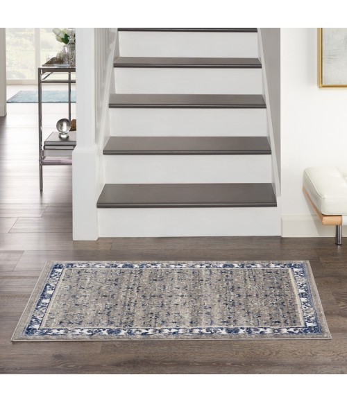 Nourison CYRUS Area Rug Nourison Cyrus Area Rug CYR02-Ivory/Navy
