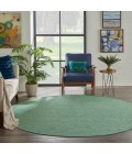 Nourison Positano Round Area Rug POS01-Blue/Green