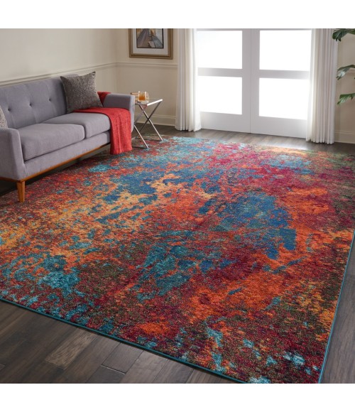 Nourison Celestial Area Rug CES08-Atlantic