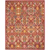 Nourison Allur - Alr03 Red Multicolor Area Rug 9 ft. X 12 ft. Rectangle