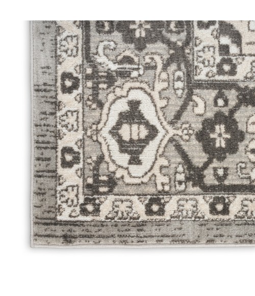 Nourison Quarry Grey QUA05 4 ft. X 6 ft. Rect. Rug