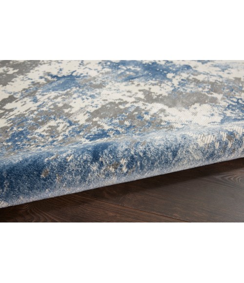 Nourison RUSTIC TEXTURES Area Rug Nourison Rustic Textures Area Rug RUS08-Grey/Blue