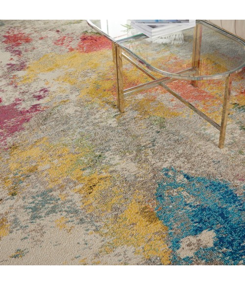 Nourison Celestial Area Rug CES12-Ivory/Multicolor