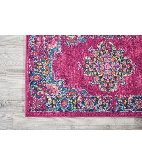 Nourison Passion Runner Area Rug PSN03-Fuchsia