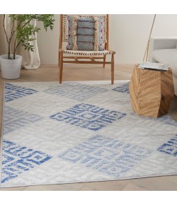Nourison Whimsicle - Whs18 Grey Blue Area Rug 4 ft. X 6 ft. Rectangle