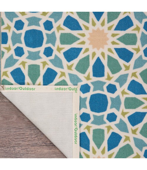 Sun N' Shade Area Rug Waverly Sun N' Shade Area Rug SND29 Porcelain 10' x 13'